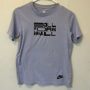 Nike kid’s size large T-shirt. Periwinkle Blue.